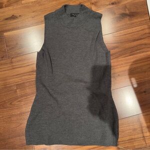 Rag and Bone Gray Sleeveless Knit Top